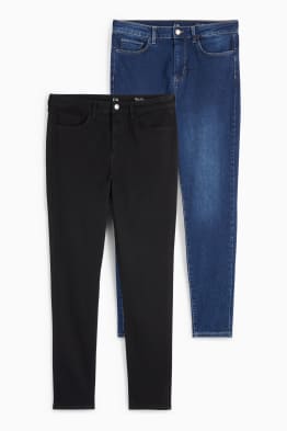 Multipack 2 buc. - jegging jeans - talie înaltă