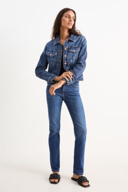 Straight jeans - talie medie - LYCRA®