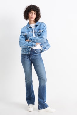 Bootcut jeans - talie medie - LYCRA®