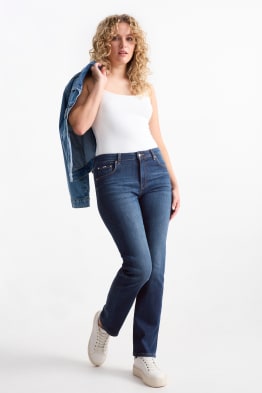 Straight jeans - talie medie - LYCRA®