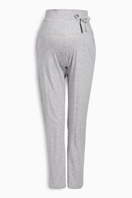 Pantaloni de pijama gravide - cu buline - cu fronseuri