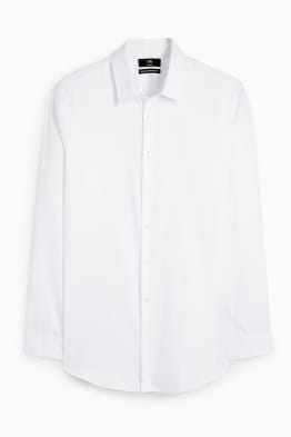 Cămașă office - slim fit - guler italian - ușor de călcat