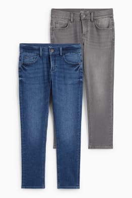Multipack 2 perechi - slim jeans - betelie extra-lată