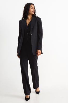 Pantaloni office - talie medie - straight fit - Mix & Match
