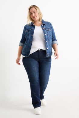 Straight jeans - talie medie - LYCRA®