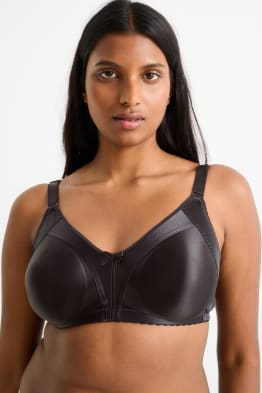 Sutien minimizer fără armătură - aspect lucios