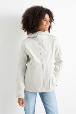 Geacă softshell cu glugă - rezistentă la apă - 4 Way Stretch