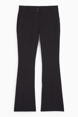 Pantalons de tela - mid waist - flared fit