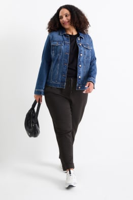 Pantaloni de stofă - talie medie - tapered fit