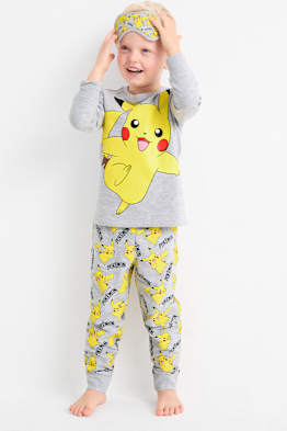 Pokémon - set - pijama și mască de dormit - 3 piese