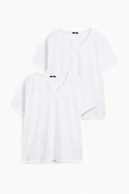 Multipack 2 buc. - tricou cu decolteu în V - LYCRA®