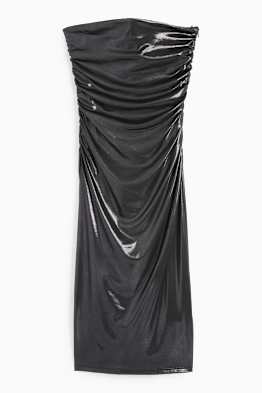 Bandeau-Kleid - glänzend