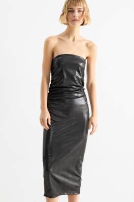 Bandeau-Kleid - glänzend