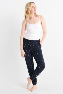 Pantaloni de pijama - cu flori