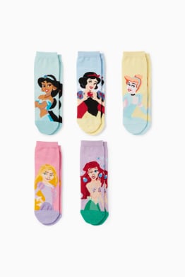 Multipack 5 perechi - prințese Disney - șosete cu motive