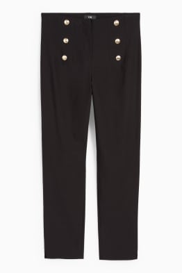 Pantaloni de stofă - talie înaltă - slim fit