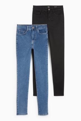 Multipack 2 buc. - jegging jeans - talie înaltă