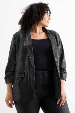 Blazer - relaxed fit - aspect lucios