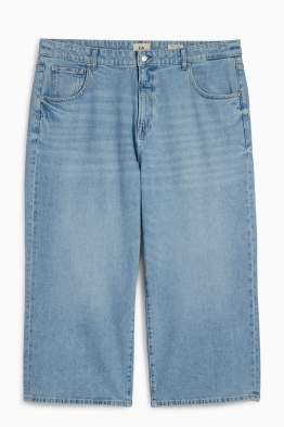 Wide leg jeans - talie înaltă