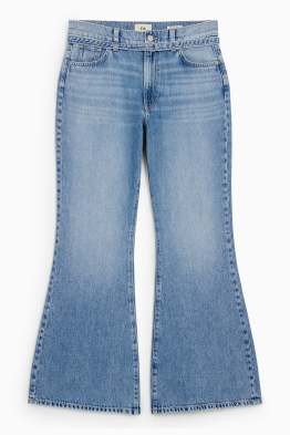 Loose flared jeans - talie medie
