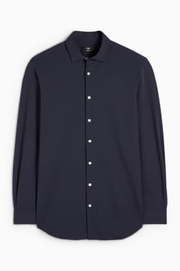 Cămașă office - slim fit - guler italian - structurată
