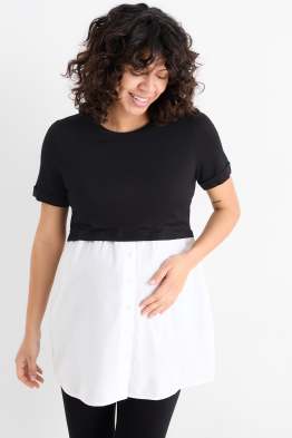 Tricou gravide - aspect 2 în 1