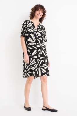 Rochie din viscoză - cu model