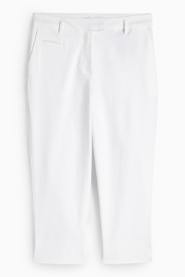 Pantaloni capri - talie medie - slim fit