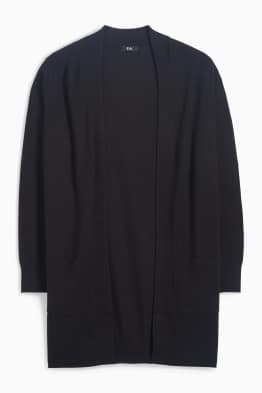 Cardigan tricotat lung