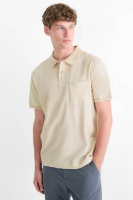 Tricou polo - regular fit - cu dungi