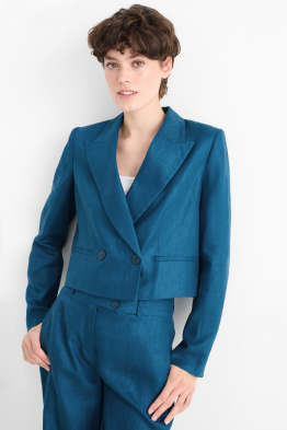 Blazer crop din in - regular fit