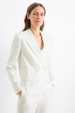 Blazer crop din in - regular fit