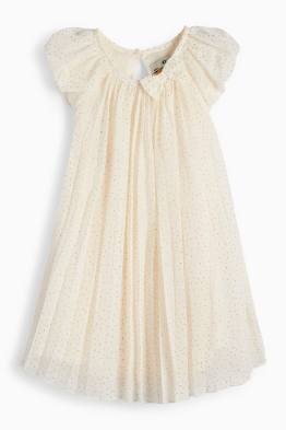 Rochie plisată - cu buline