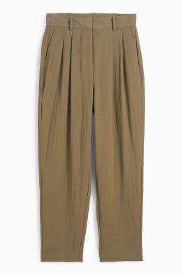Pantaloni office - talie înaltă - loose fit