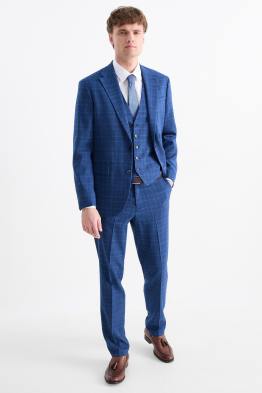 Costum cu cravată - regular fit - stretch - 4 piese
