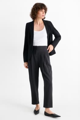 Pantaloni office - talie înaltă - loose fit