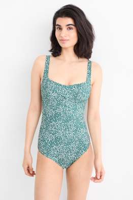Costum de baie post-mastectomie - LYCRA® XTRA LIFE™ - cu buline