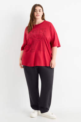 Pantaloni de stofă - talie medie - tapered fit