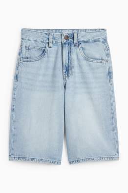 Jeans-Bermudas