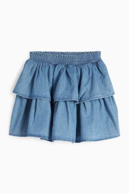 Fustă - aspect de jeans