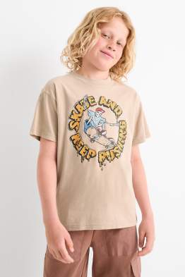 Schelet skater - tricou cu mânecă scurtă