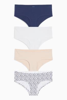 Multipack 4 ks - kalhotky hipster