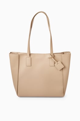 Geantă shopper mare - imitație de piele