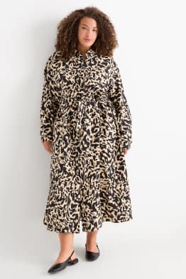 Rochie tip bluză - cu model