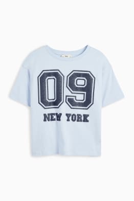 New York - tricou cu mânecă scurtă - aspect lucios