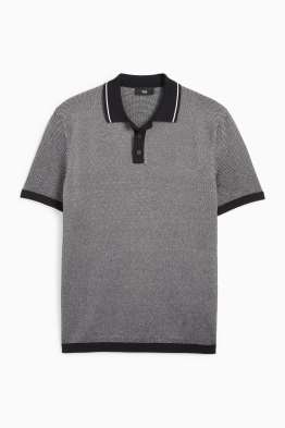 Tricou polo tricotat - regular fit