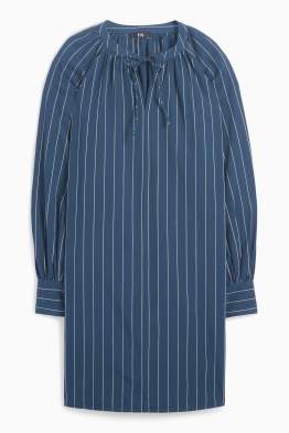 Rochie tip bluză - cu dungi