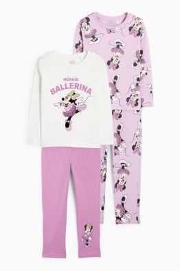 Multipack 2 buc. - Minnie Mouse - pijama - 4 piese