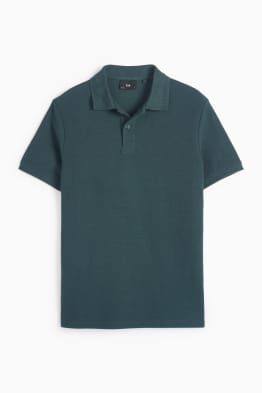 Tricou polo din tricot - regular fit - structurat