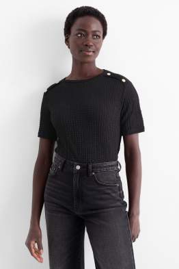 Tricou - regular fit - structurat